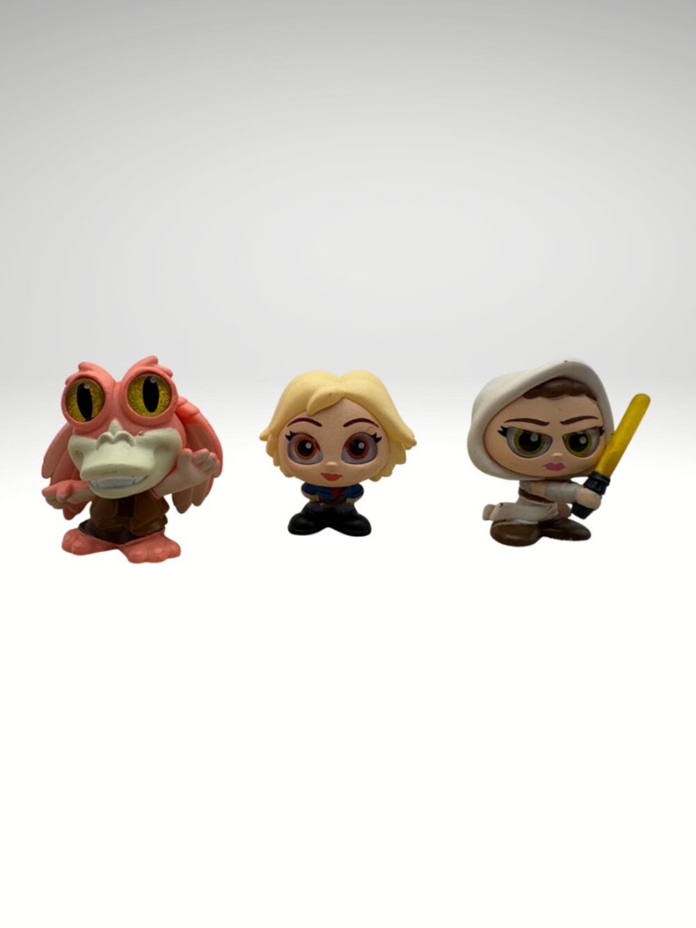 Disney Doorables Star Wars Luke Obi-Wan Jar Jar Figure Lot (SKU: 841TO)